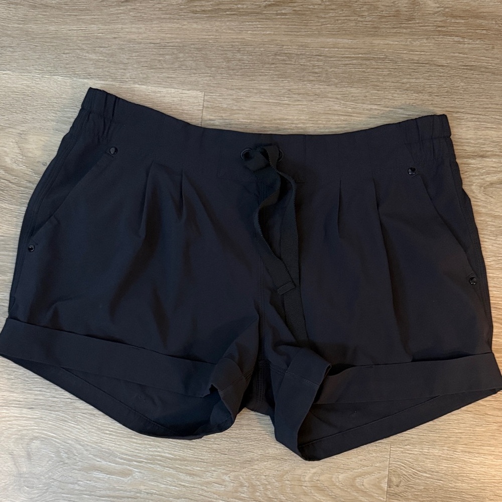 Lululemon Athletica Midnight Black High Waist Shorts
